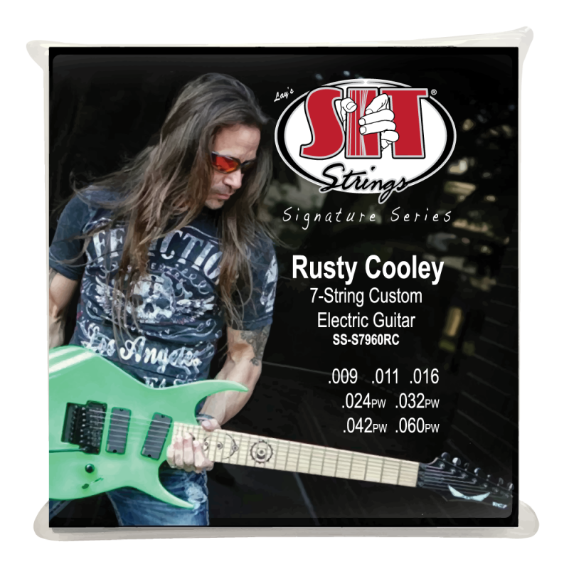 SIT SS-S7960RC RUSTY COOLEY 7-STRING SIGNATURE SERIES POWER WOUND ELECTRIC - HIENDGUITAR SIT Electric strings