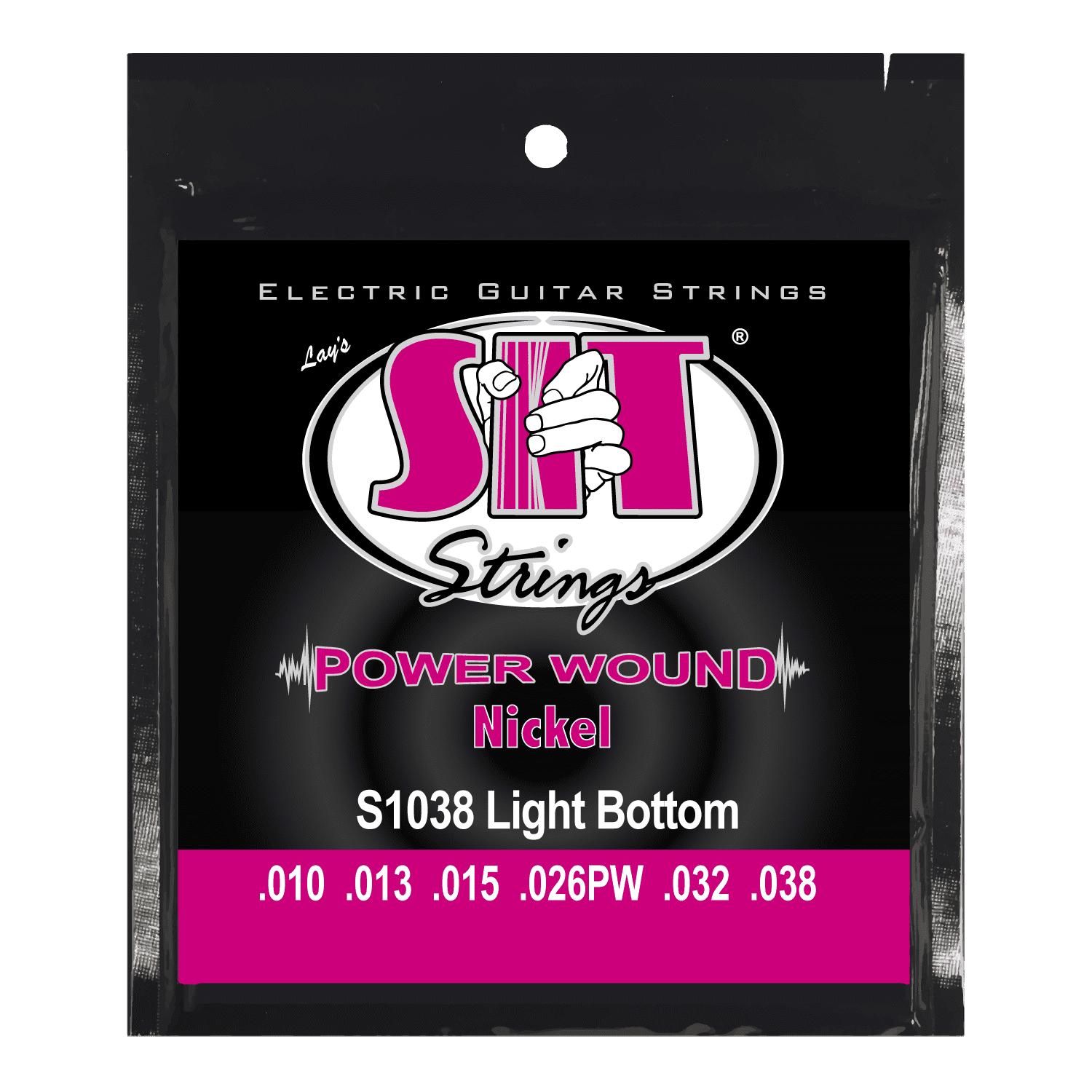 SIT ELECTRIC POWER WOUND NICKEL SIT LIGHT BOTTOM S1038 - HIENDGUITAR.COM