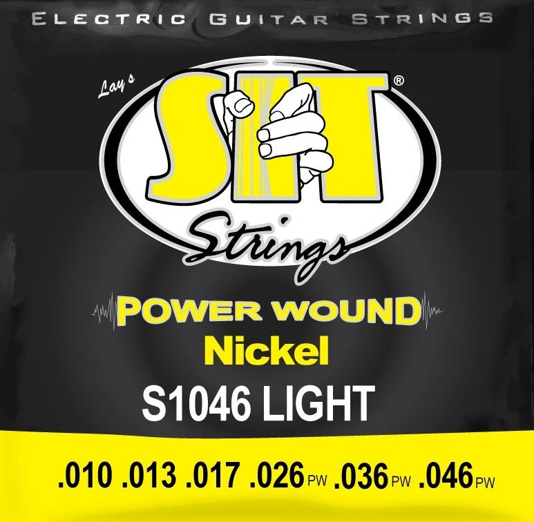 SIT ELECTRIC POWER WOUND NICKEL SIT LIGHT S1046 - HIENDGUITAR.COM