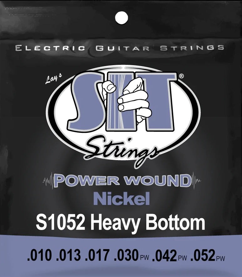 SIT ELECTRIC POWER WOUND NICKEL SIT HEAVY BOTTOM S1052 - HIENDGUITAR.COM