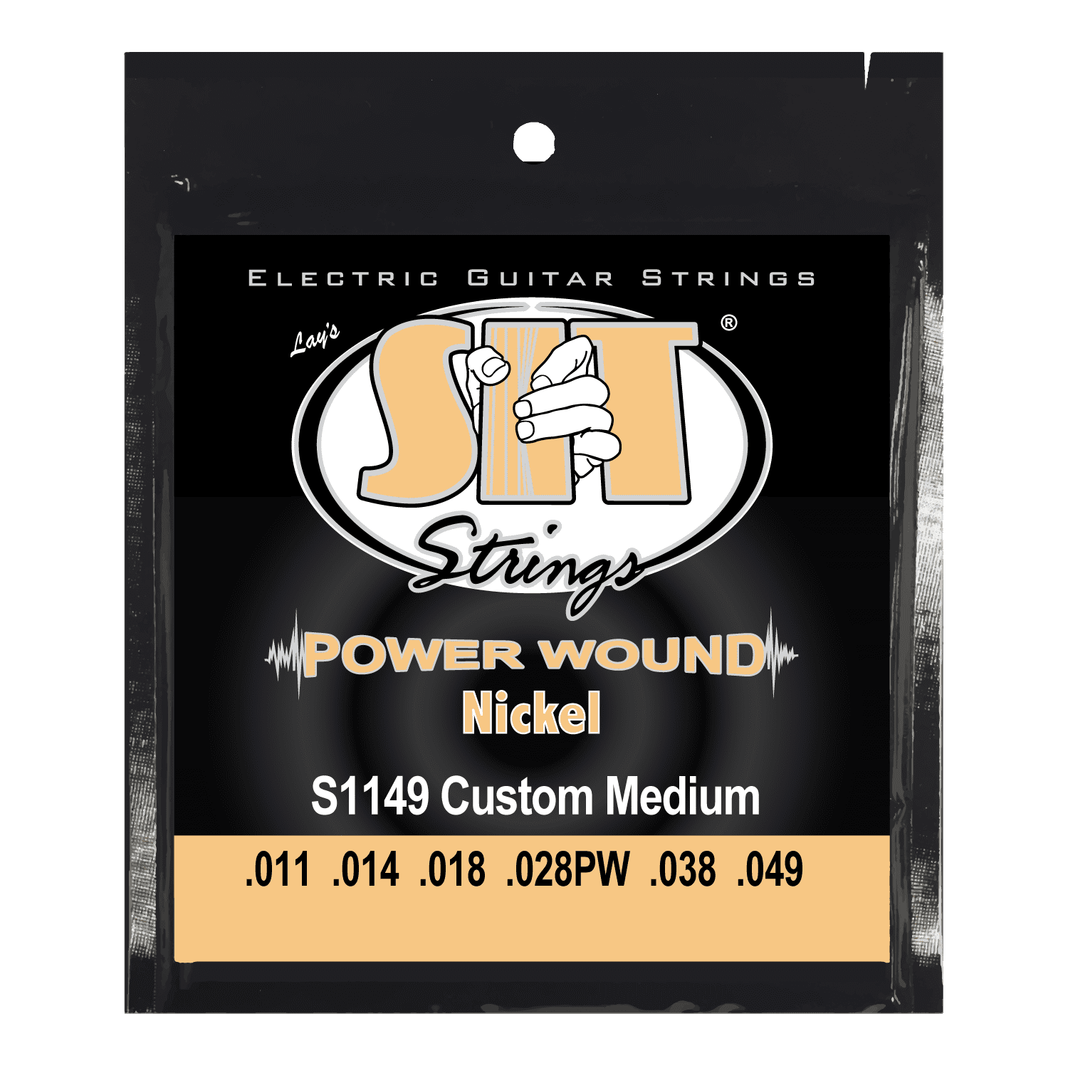 SIT ELECTRIC POWER WOUND NICKEL SIT CUSTOM MEDIUM S1149 - HIENDGUITAR.COM