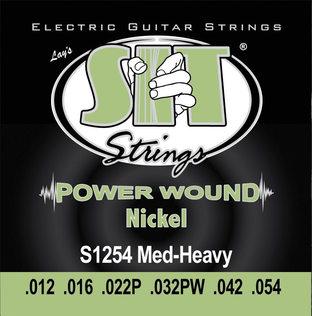 SIT ELECTRIC POWER WOUND NICKEL SIT MEDIUM HEAVY S1254 - HIENDGUITAR.COM