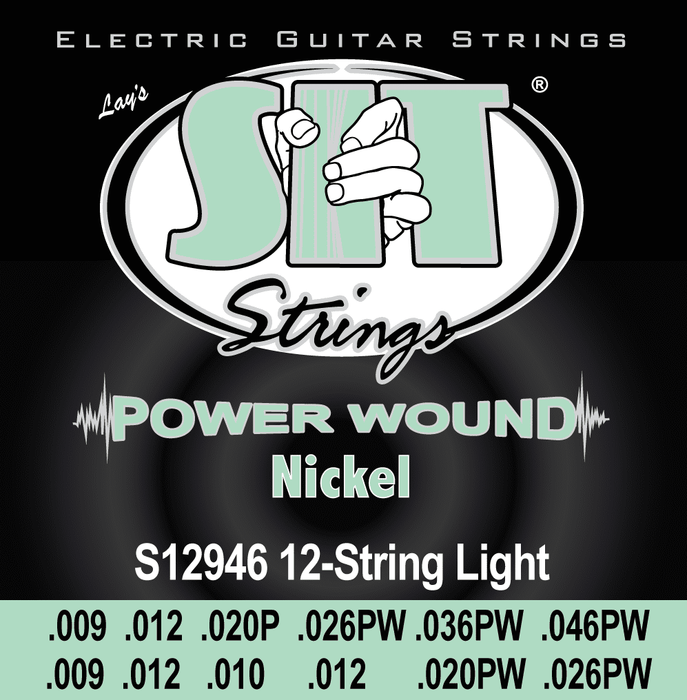 SIT ELECTRIC POWER WOUND NICKEL SIT 12 STRING S12946 - HIENDGUITAR.COM