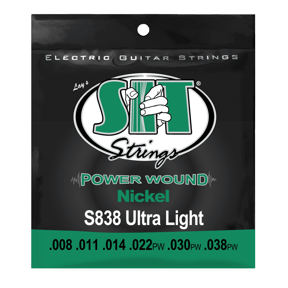 SIT ELECTRIC POWER WOUND NICKEL SIT ULTRA LIGHT S838 - HIENDGUITAR.COM