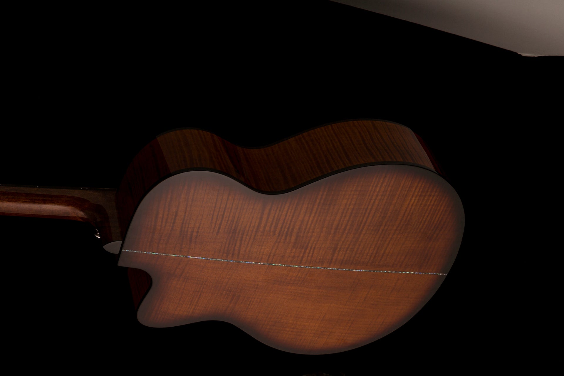 PRS Acoustic SE A50E Natural w/ Black Gold Burst 2023 - HIENDGUITAR PRS SE GUITAR