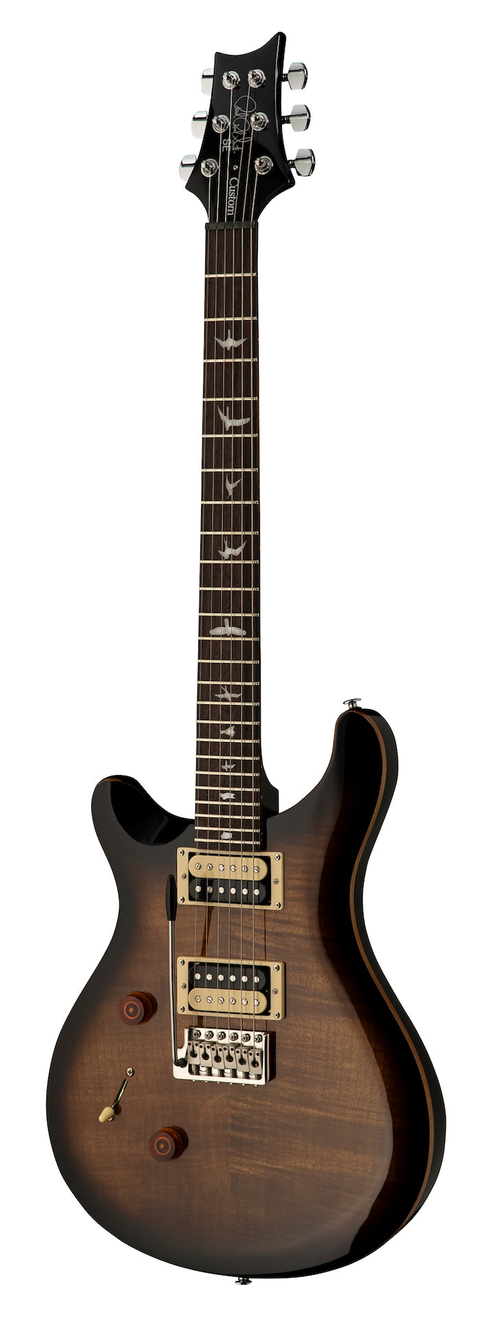 PRS SE lefty Custom 24 Black Gold Sunburst - HIENDGUITAR PRS SE GUITAR