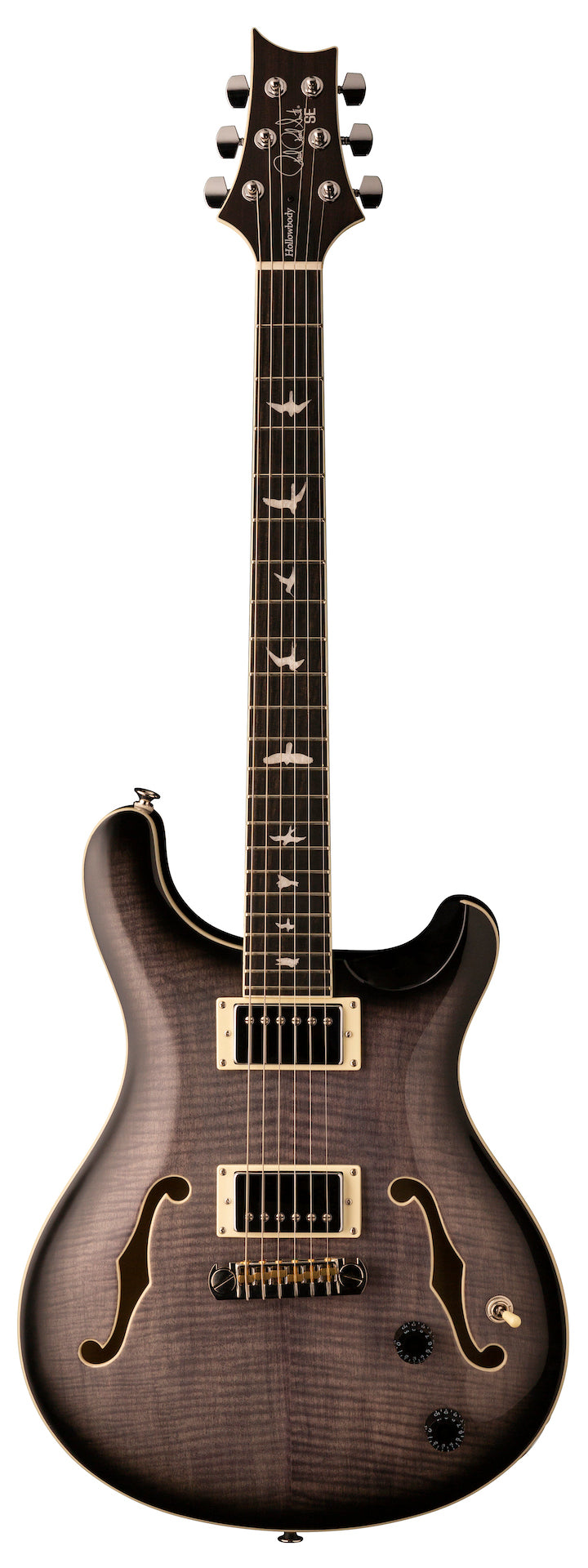 PRS SE Hollowbody II - Charcoal Burst - HIENDGUITAR PRS SE GUITAR