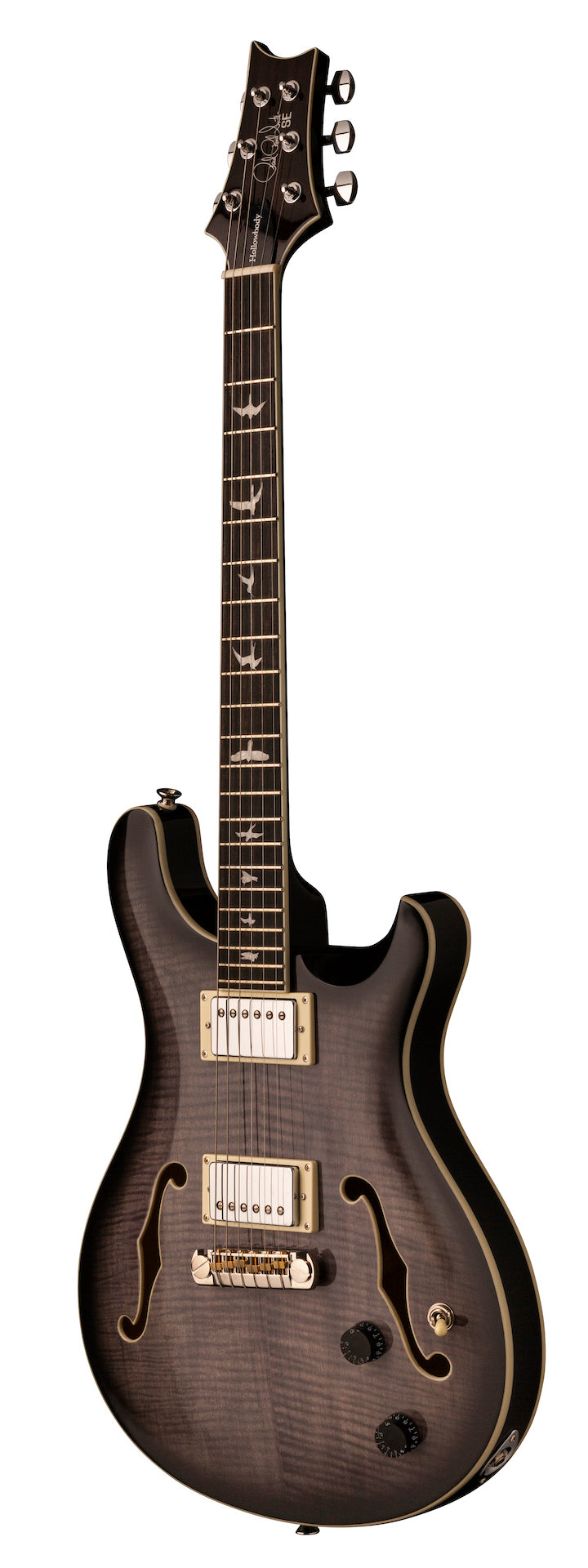 PRS SE Hollowbody II - Charcoal Burst - HIENDGUITAR PRS SE GUITAR