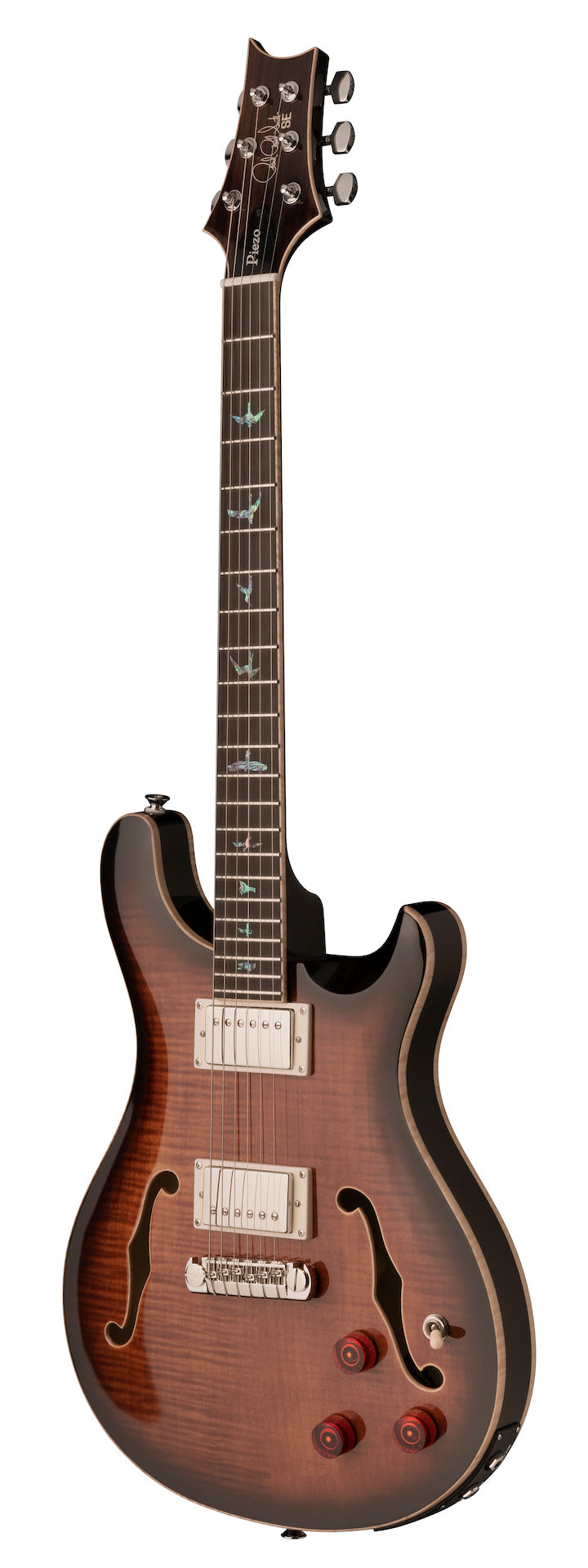 PRS SE Hollowbody II Black Gold Burst - HIENDGUITAR PRS SE GUITAR