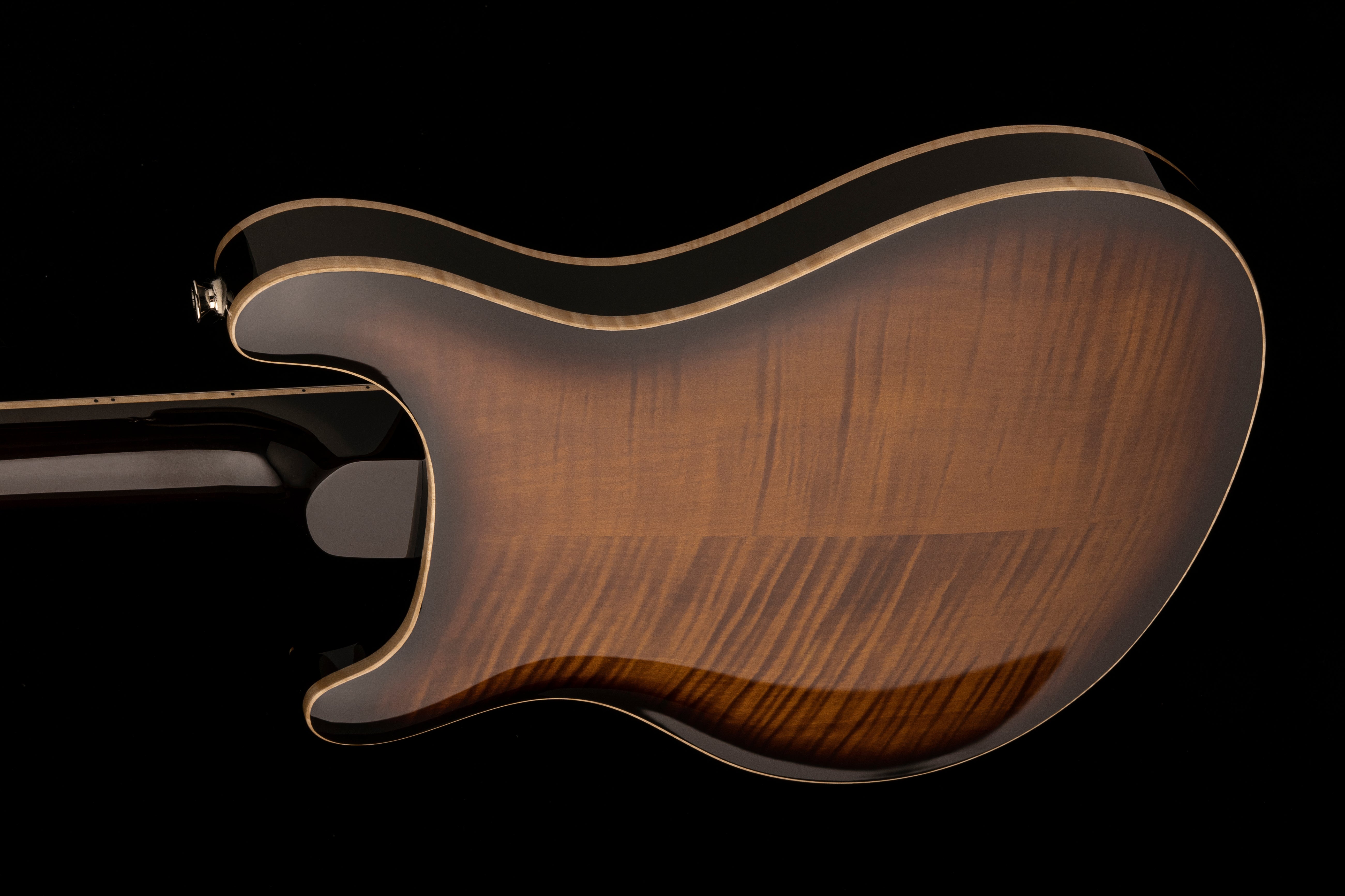 PRS SE Hollowbody II Piezo - Black Gold Burst - HIENDGUITAR PRS SE GUITAR