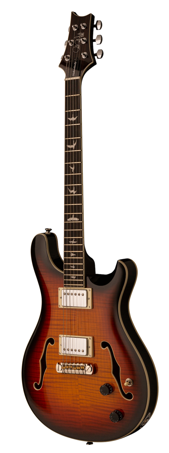 PRS SE Hollowbody II - Tri-Color Sunburst - HIENDGUITAR PRS SE GUITAR