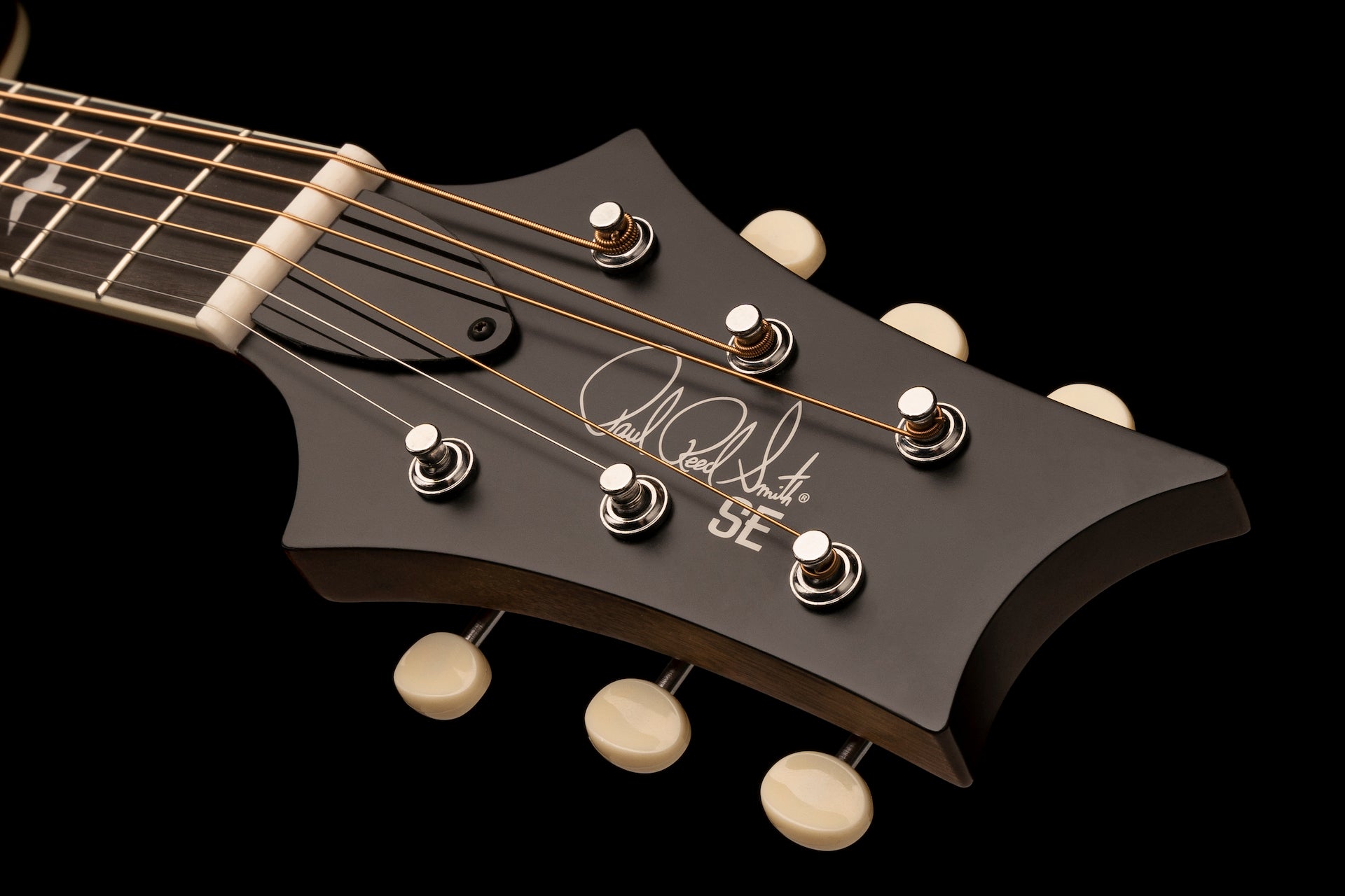 PRS Acoustic SE Parlor Black Satin Top - HIENDGUITAR PRS SE GUITAR