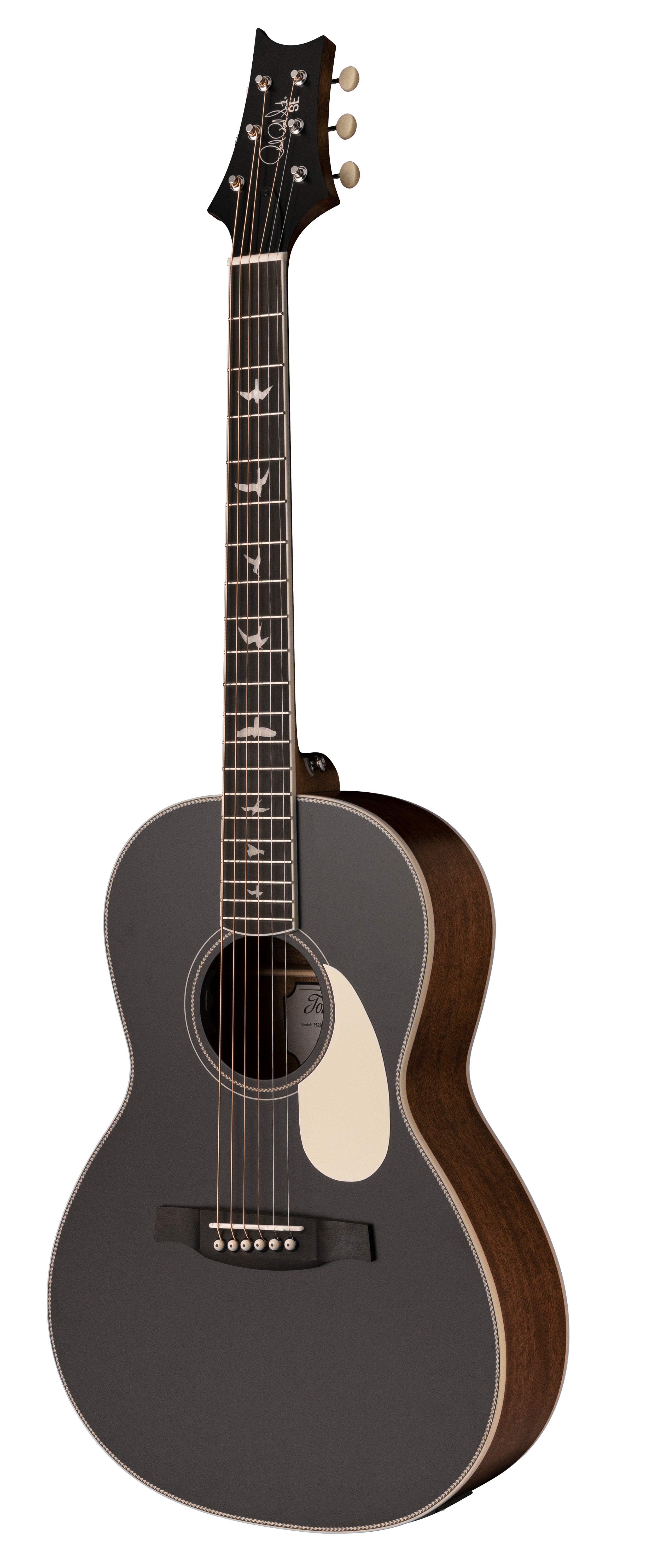 PRS Acoustic SE Parlor Black Satin Top - HIENDGUITAR PRS SE GUITAR