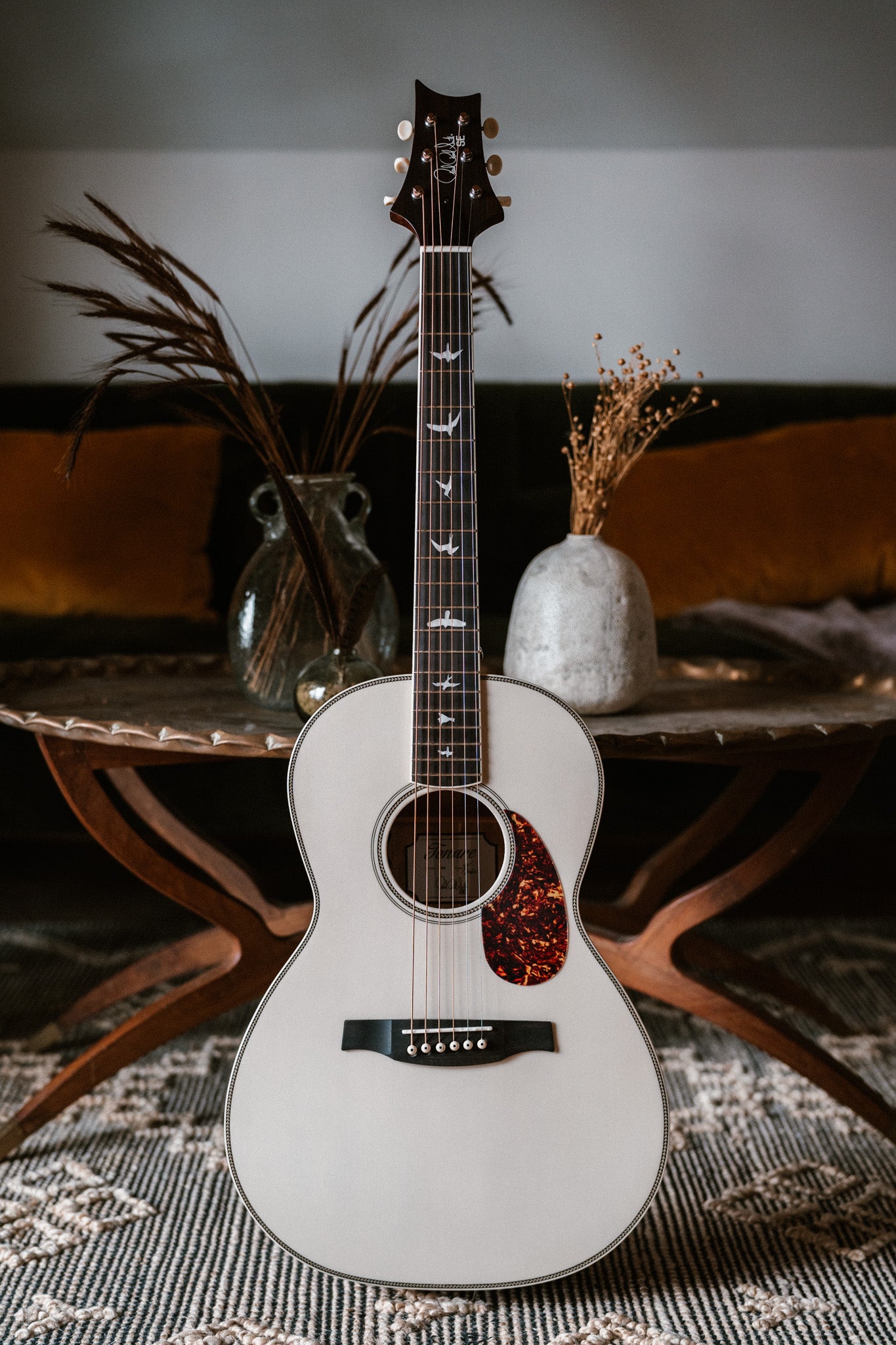 PRS Acoustic SE Parlor Antique white - HIENDGUITAR PRS SE GUITAR