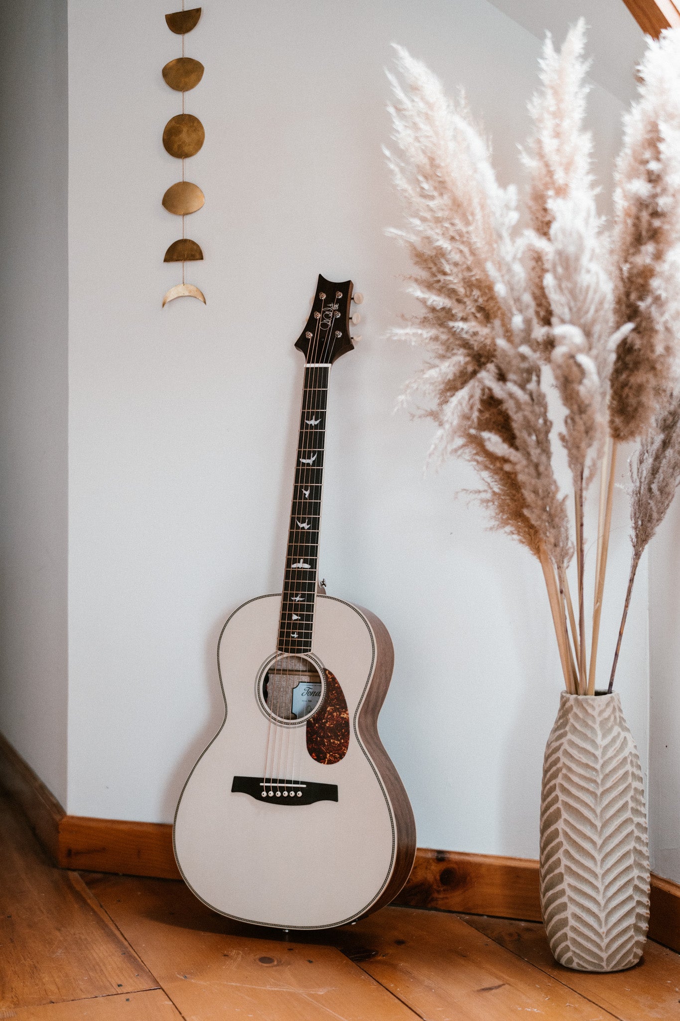 PRS Acoustic SE Parlor Antique white - HIENDGUITAR PRS SE GUITAR