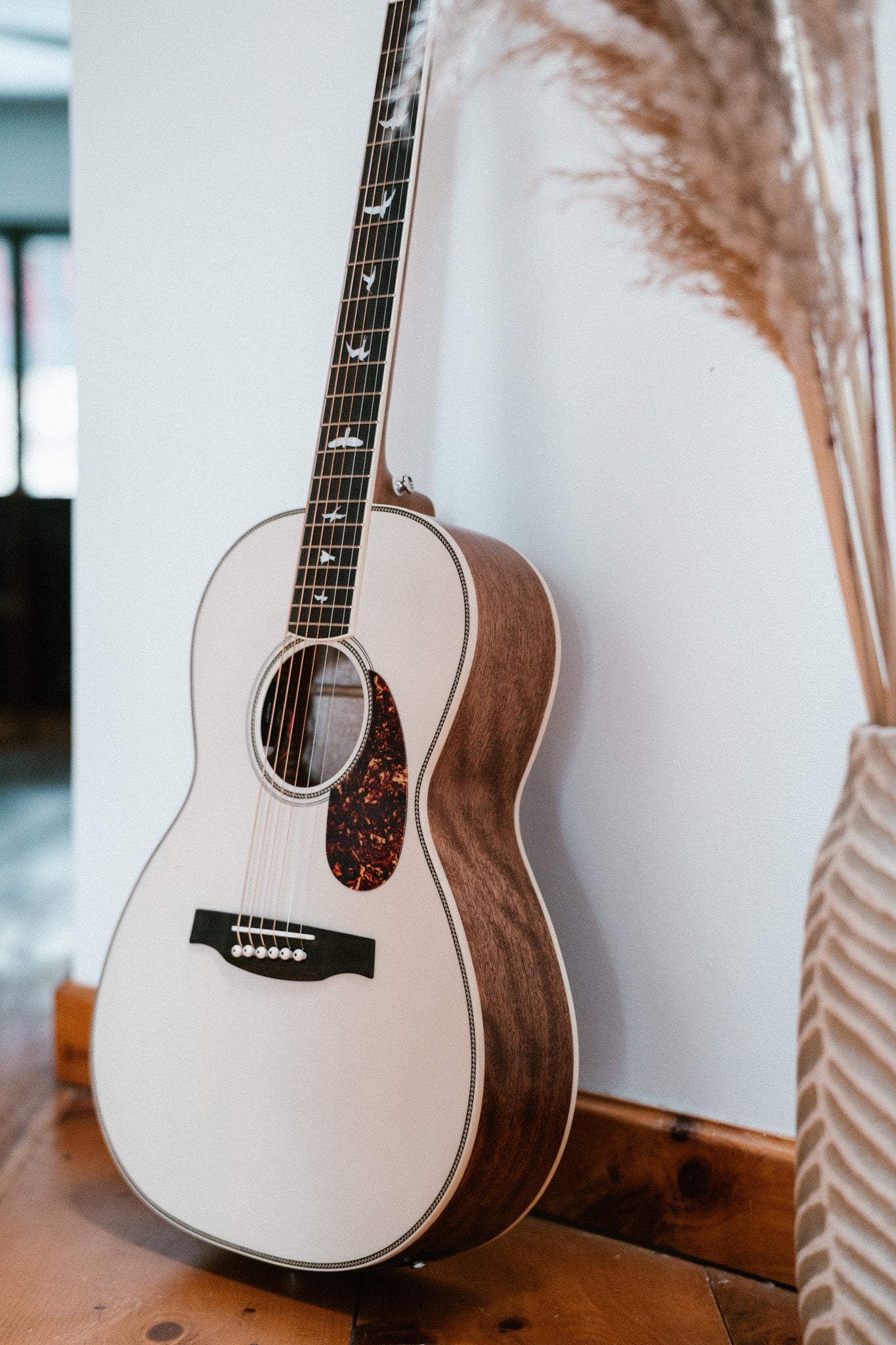 PRS Acoustic SE Parlor Antique white - HIENDGUITAR PRS SE GUITAR