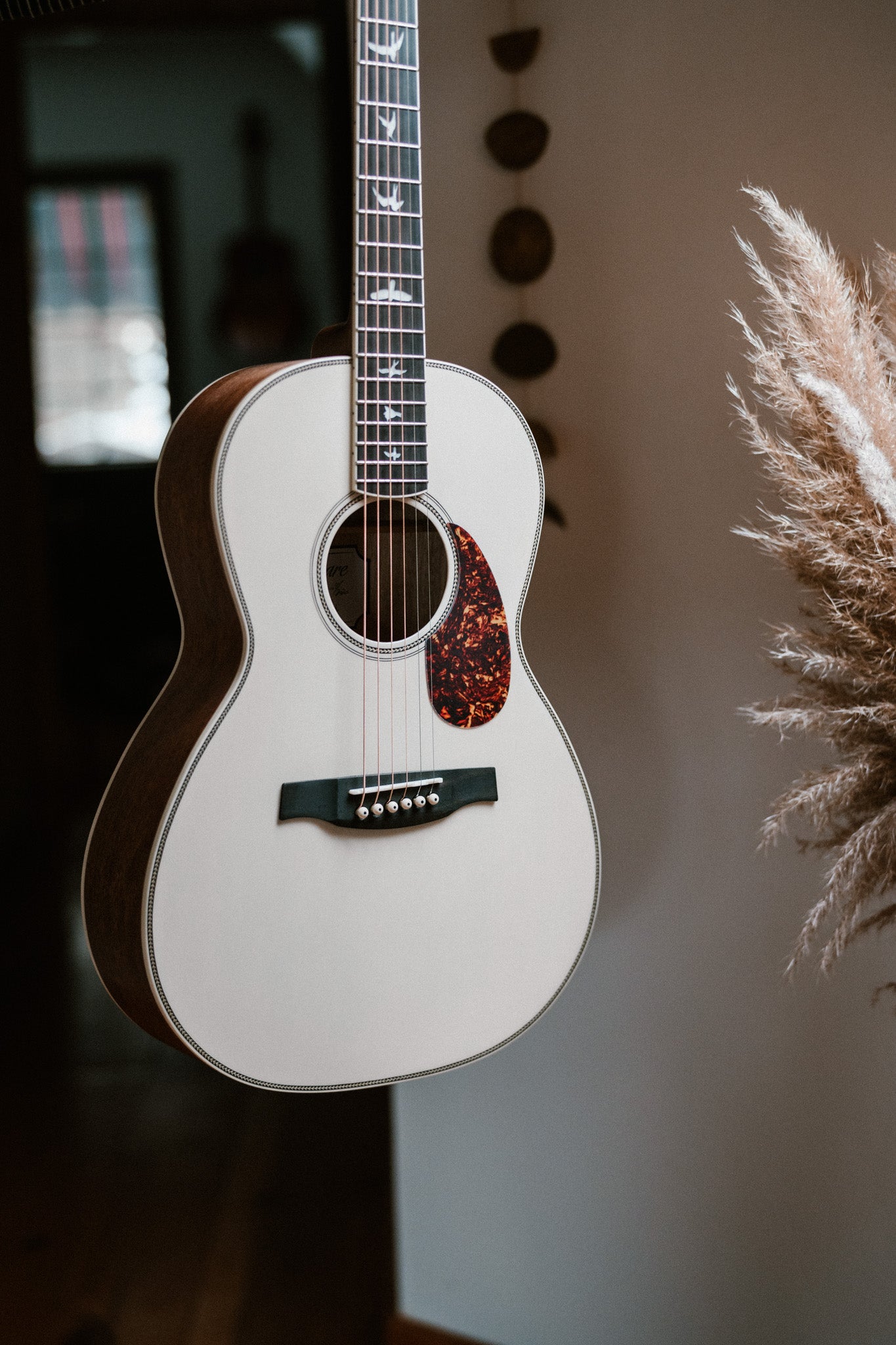 PRS Acoustic SE Parlor Antique white - HIENDGUITAR PRS SE GUITAR