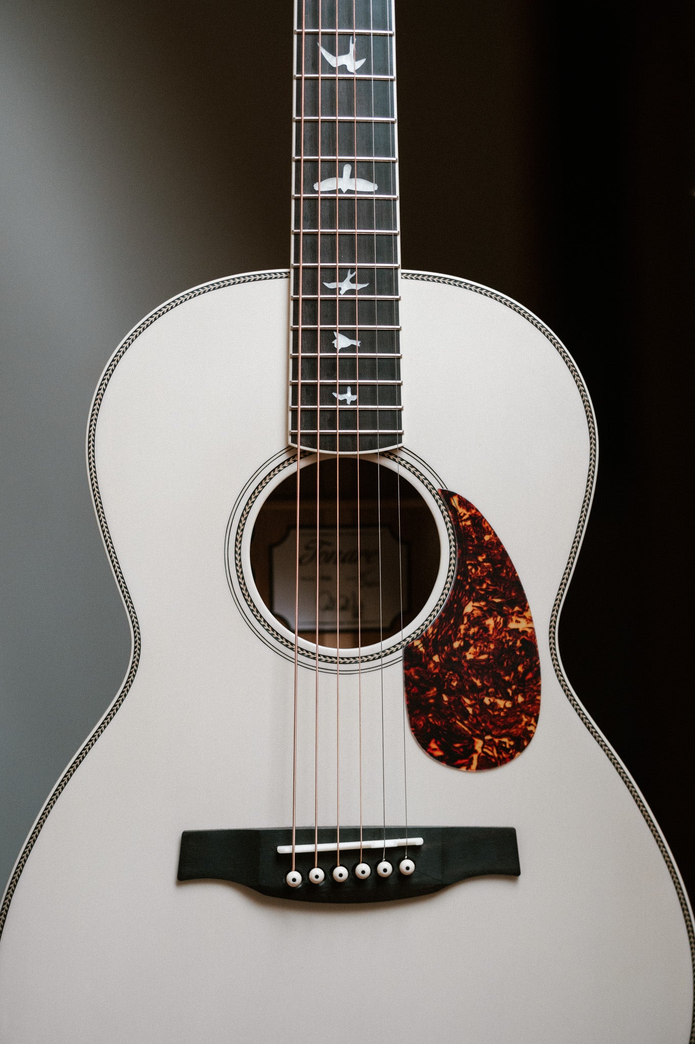 PRS Acoustic SE Parlor Antique white - HIENDGUITAR PRS SE GUITAR