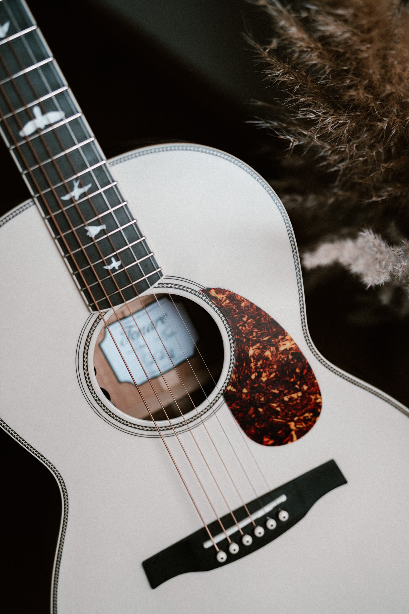 PRS Acoustic SE Parlor Antique white - HIENDGUITAR PRS SE GUITAR