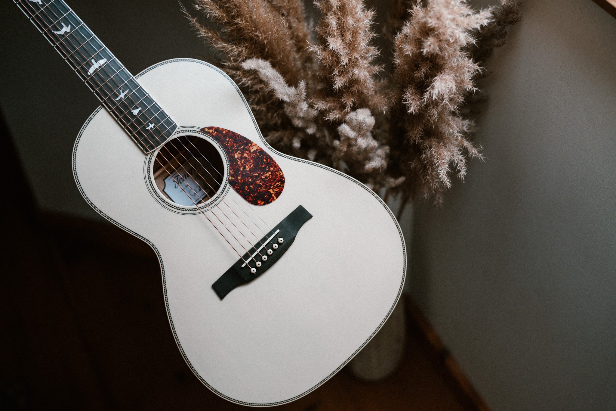 PRS Acoustic SE Parlor Antique white - HIENDGUITAR PRS SE GUITAR