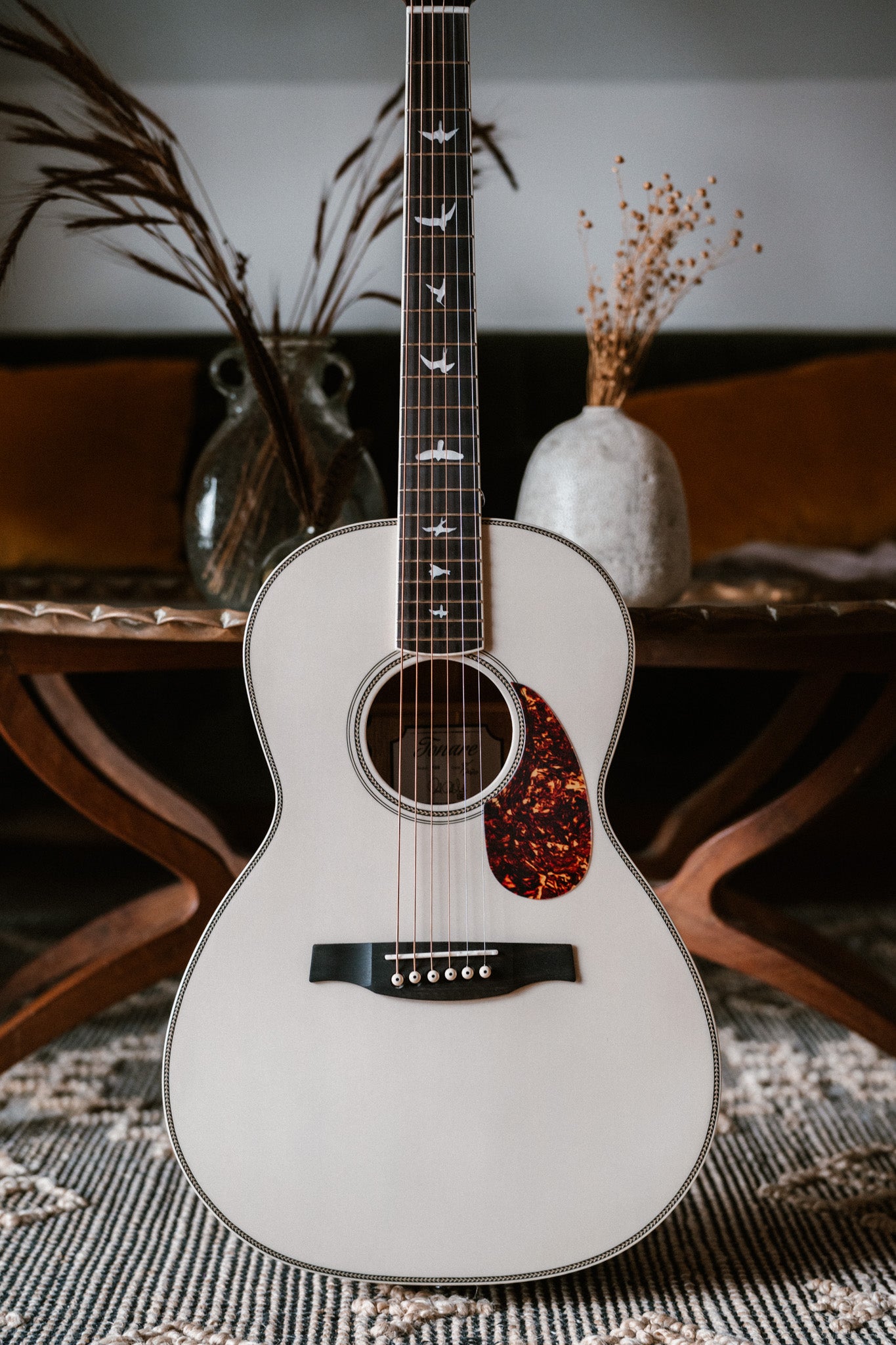 PRS Acoustic SE Parlor Antique white - HIENDGUITAR PRS SE GUITAR
