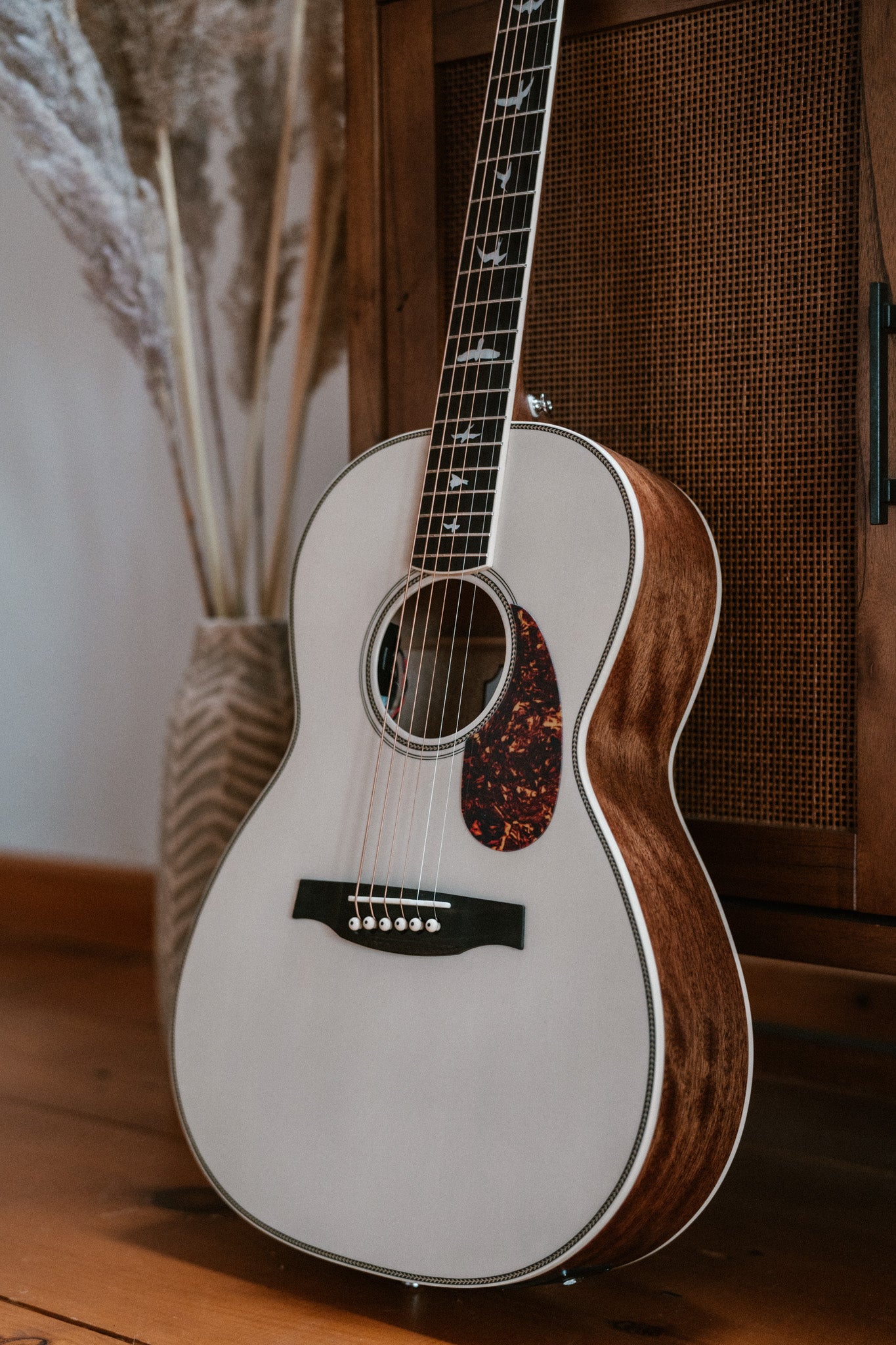 PRS Acoustic SE Parlor Antique white - HIENDGUITAR PRS SE GUITAR