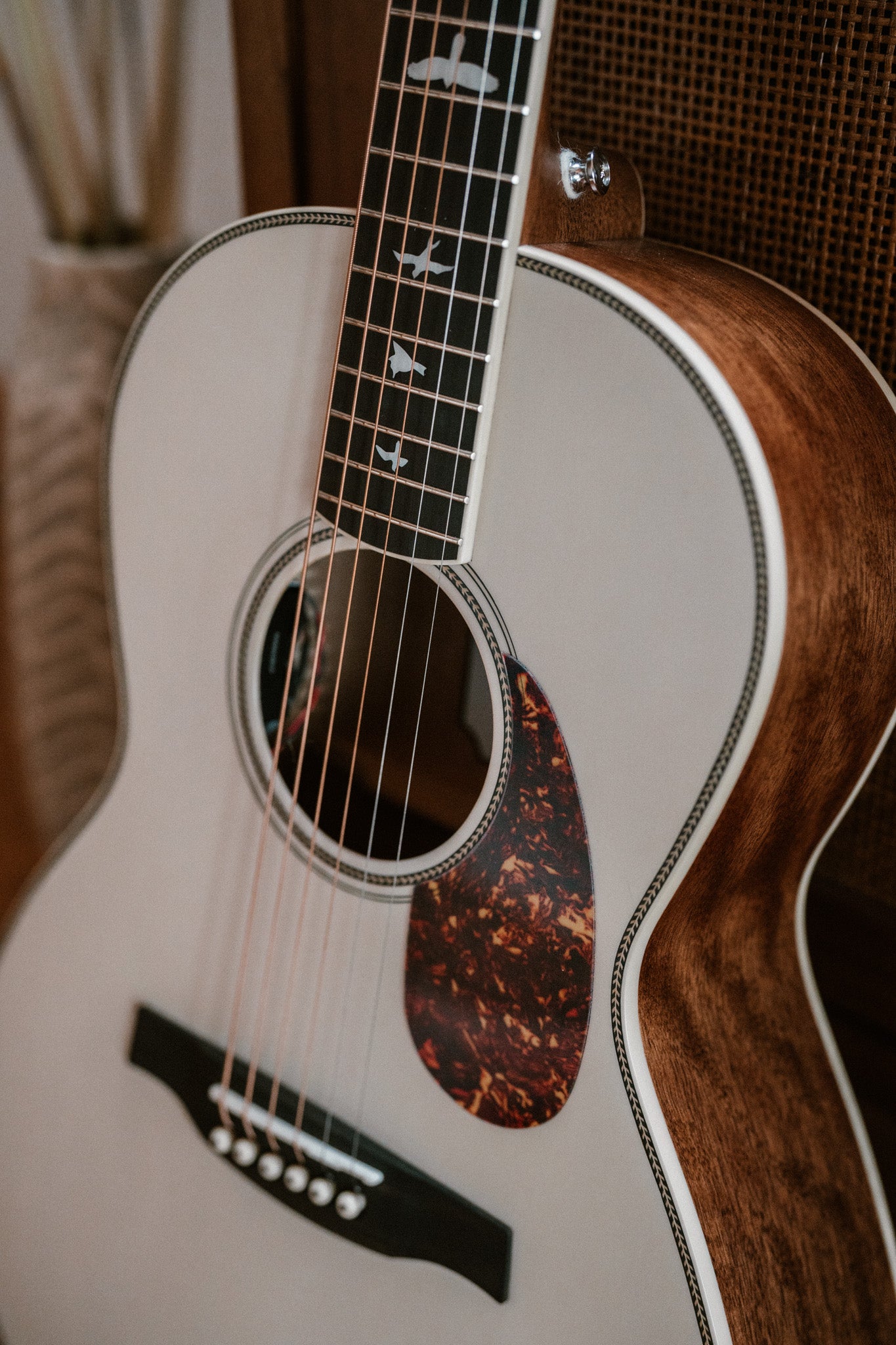PRS Acoustic SE Parlor Antique white - HIENDGUITAR PRS SE GUITAR