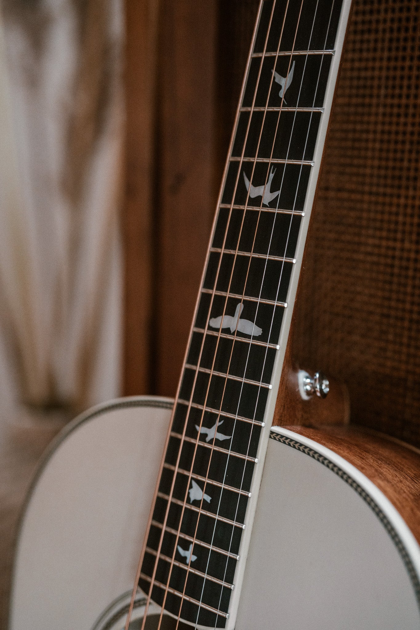 PRS Acoustic SE Parlor Antique white - HIENDGUITAR PRS SE GUITAR