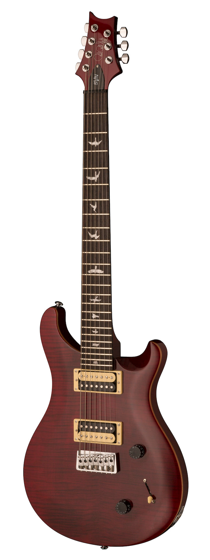 PRS SE SVN 7 String in Black Cherry - HIENDGUITAR PRS SE GUITAR