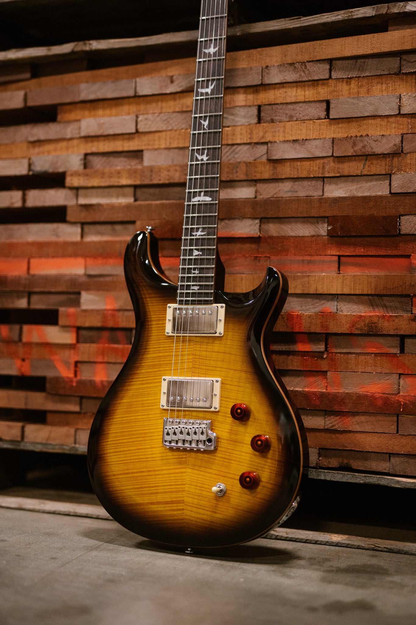 PRS SE DGT McCarty Tobacco Sunburst - HIENDGUITAR PRS SE GUITAR