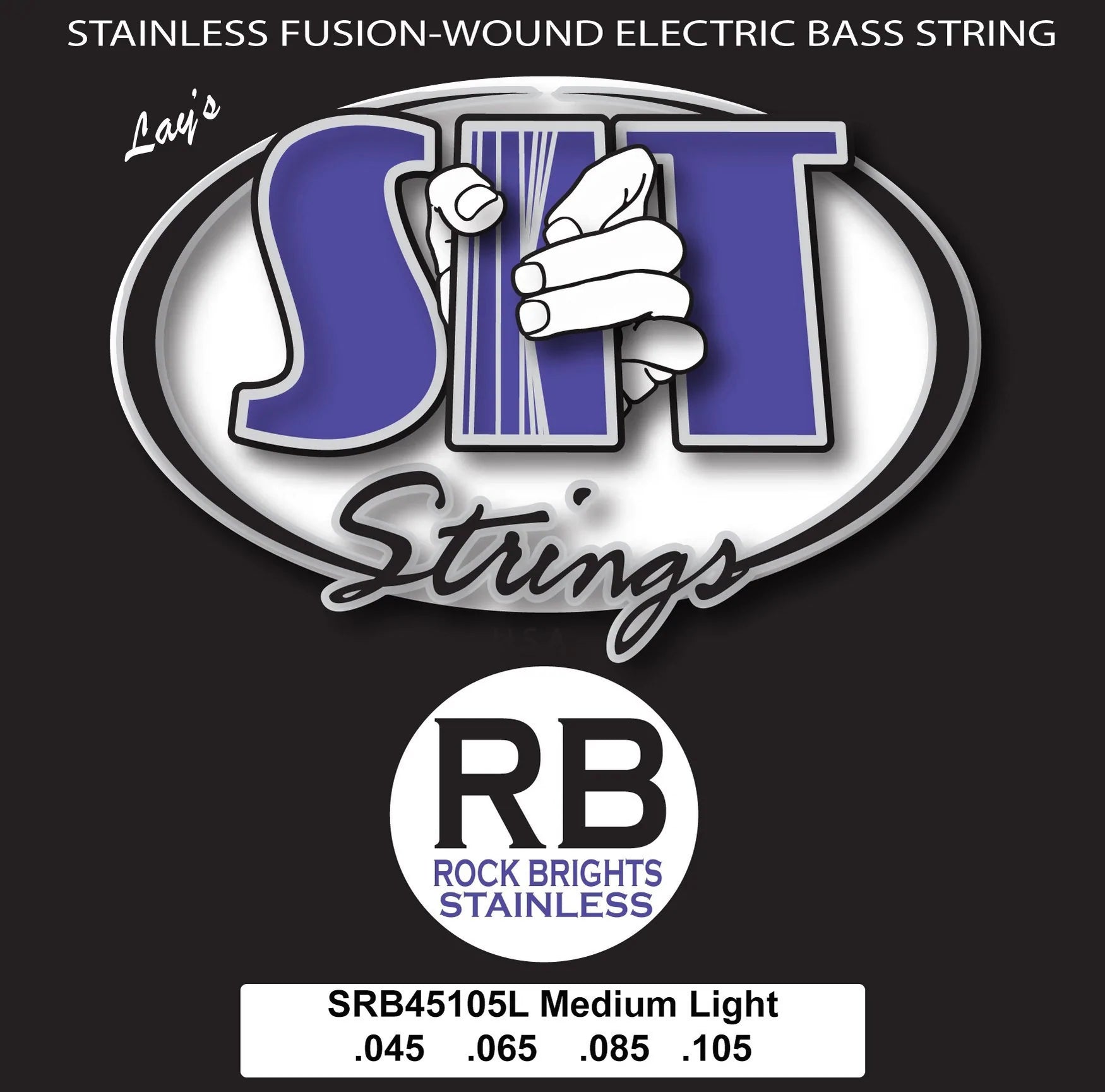 SIT ROCK BRIGHT STAINLESS STEEL BASS - HIENDGUITAR SRB45105L MEDIUM LIGHT SRB45105L MEDIUM LIGHT SIT Bass Strings