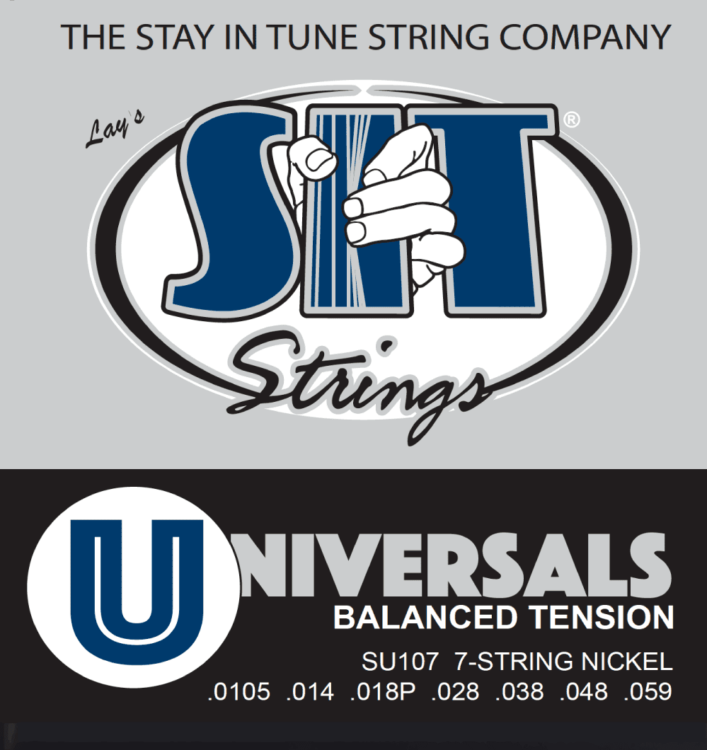 SIT ELECTRIC STRINGS UNIVERSALS BALANCED TENSION SIT 7-STRING ELECTRIC - SU107 - HIENDGUITAR.COM