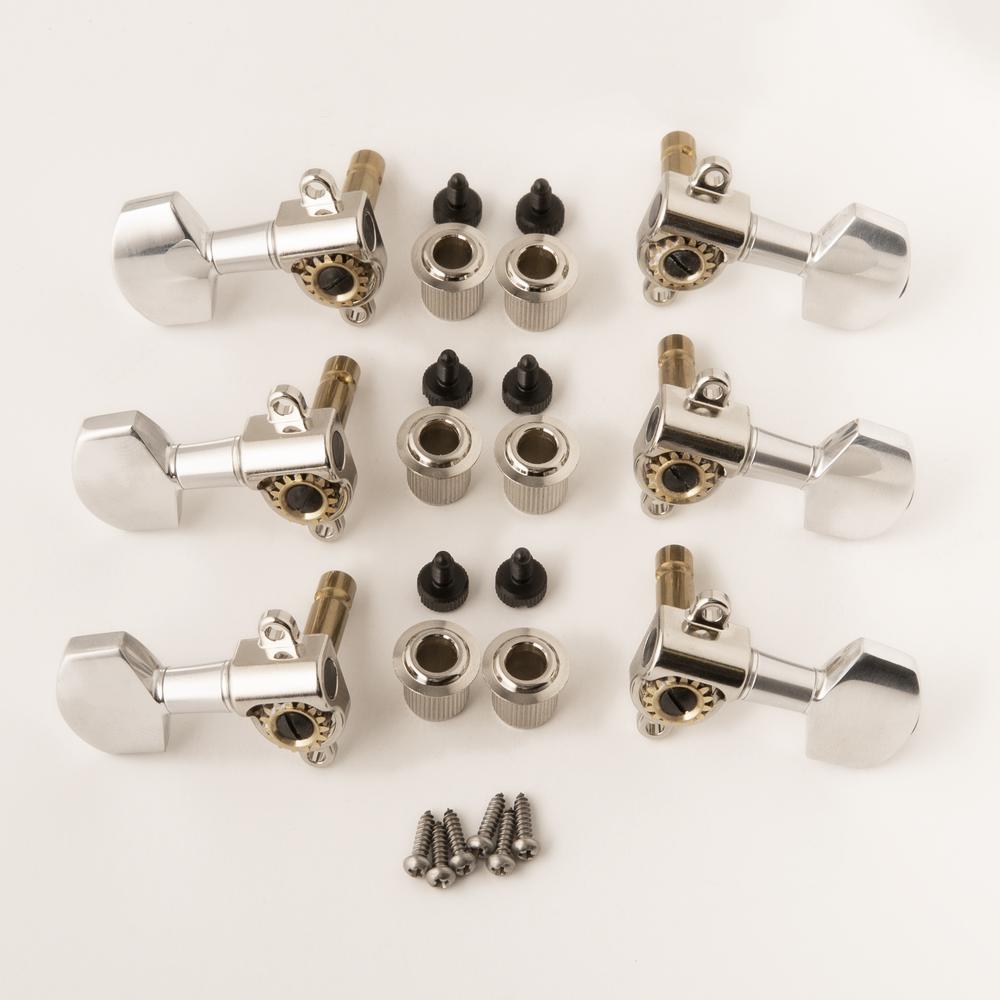 PRS Phase III Locking Tuners (Set of 6) Nickel 101659::N:003 - HIENDGUITAR PRS locking tuners