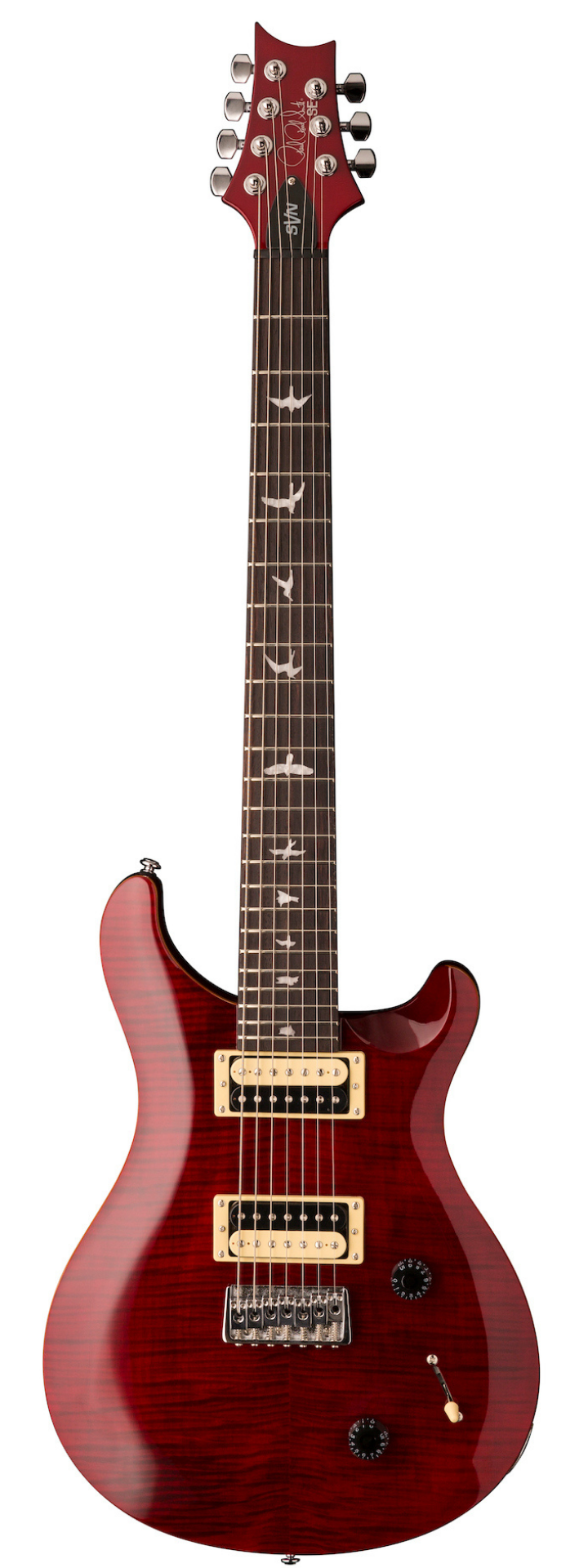 PRS SE SVN 7 String in Black Cherry - HIENDGUITAR PRS SE GUITAR