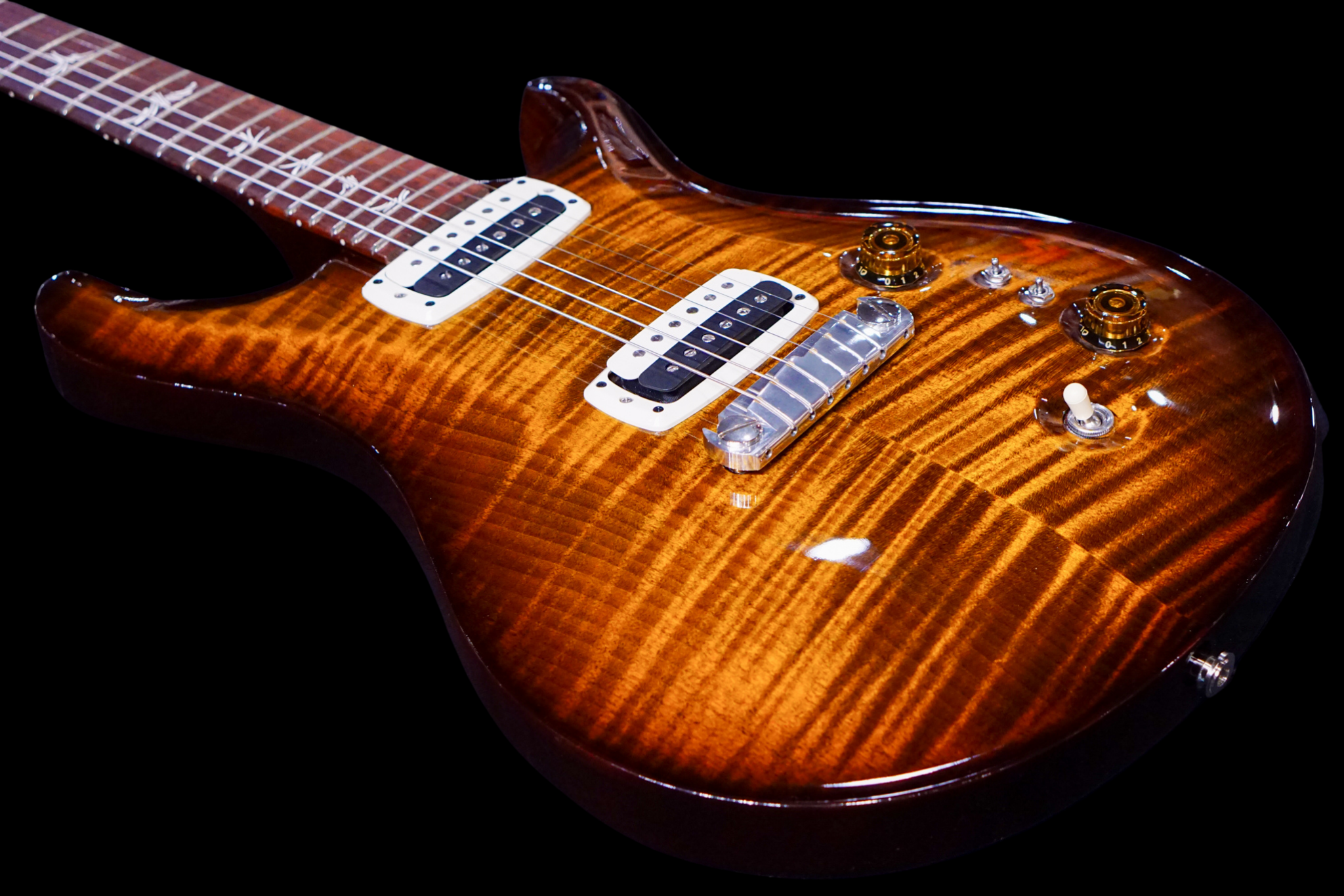 PRS Paul guitar Black Gold Burst 0321477 - HIENDGUITAR PRS GUITAR