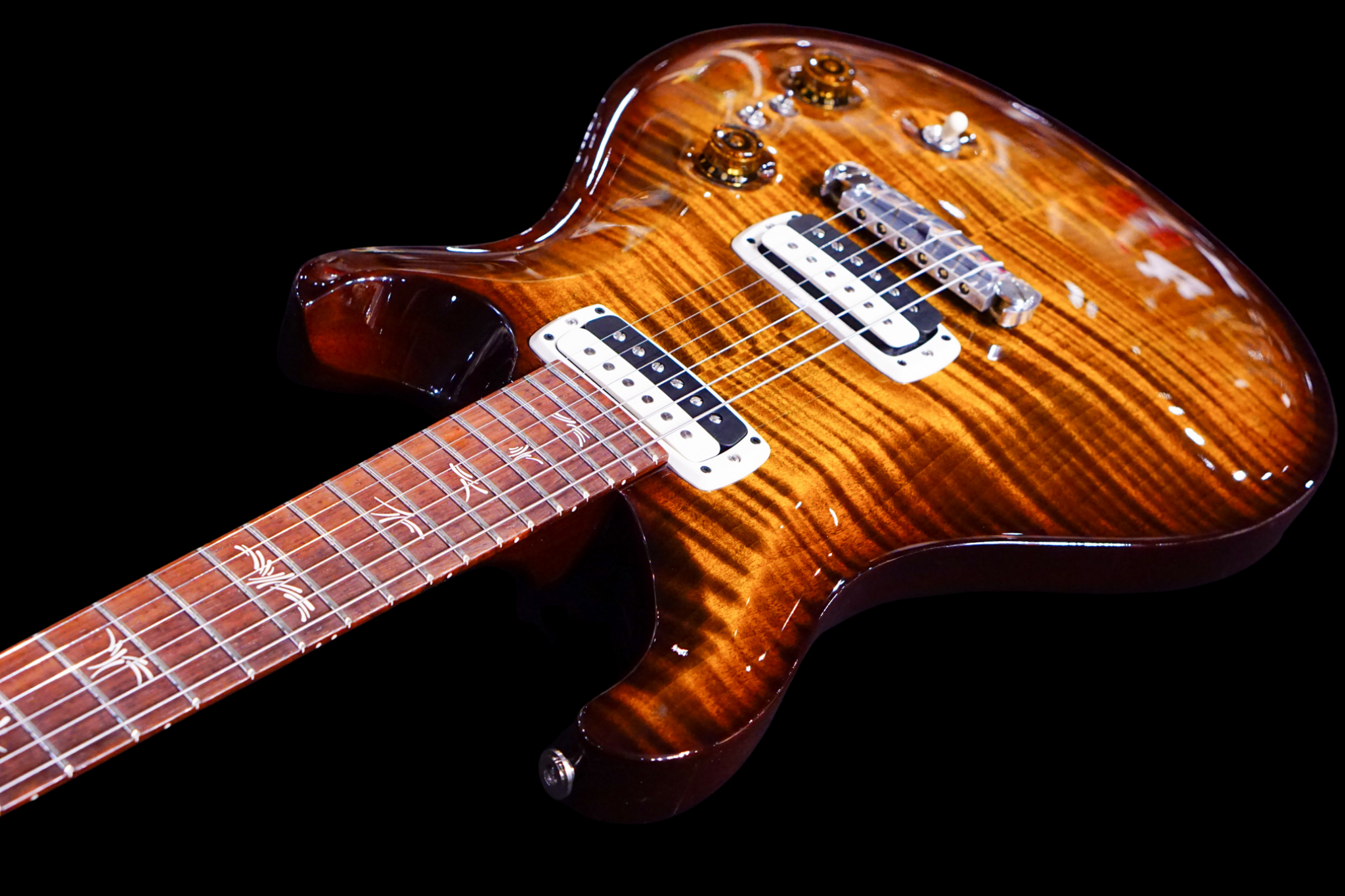 PRS Paul guitar Black Gold Burst 0321477 - HIENDGUITAR PRS GUITAR