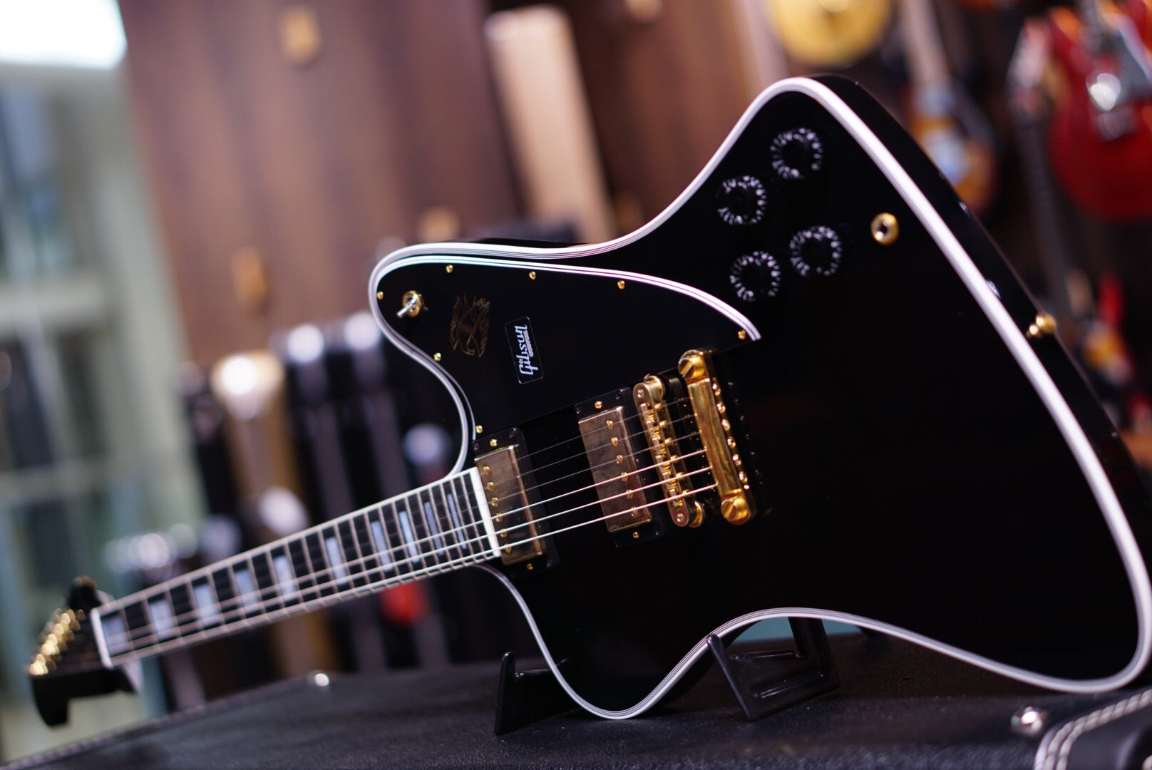 Gibson Custom firebird ebony - HIENDGUITAR GIBSON GUITAR