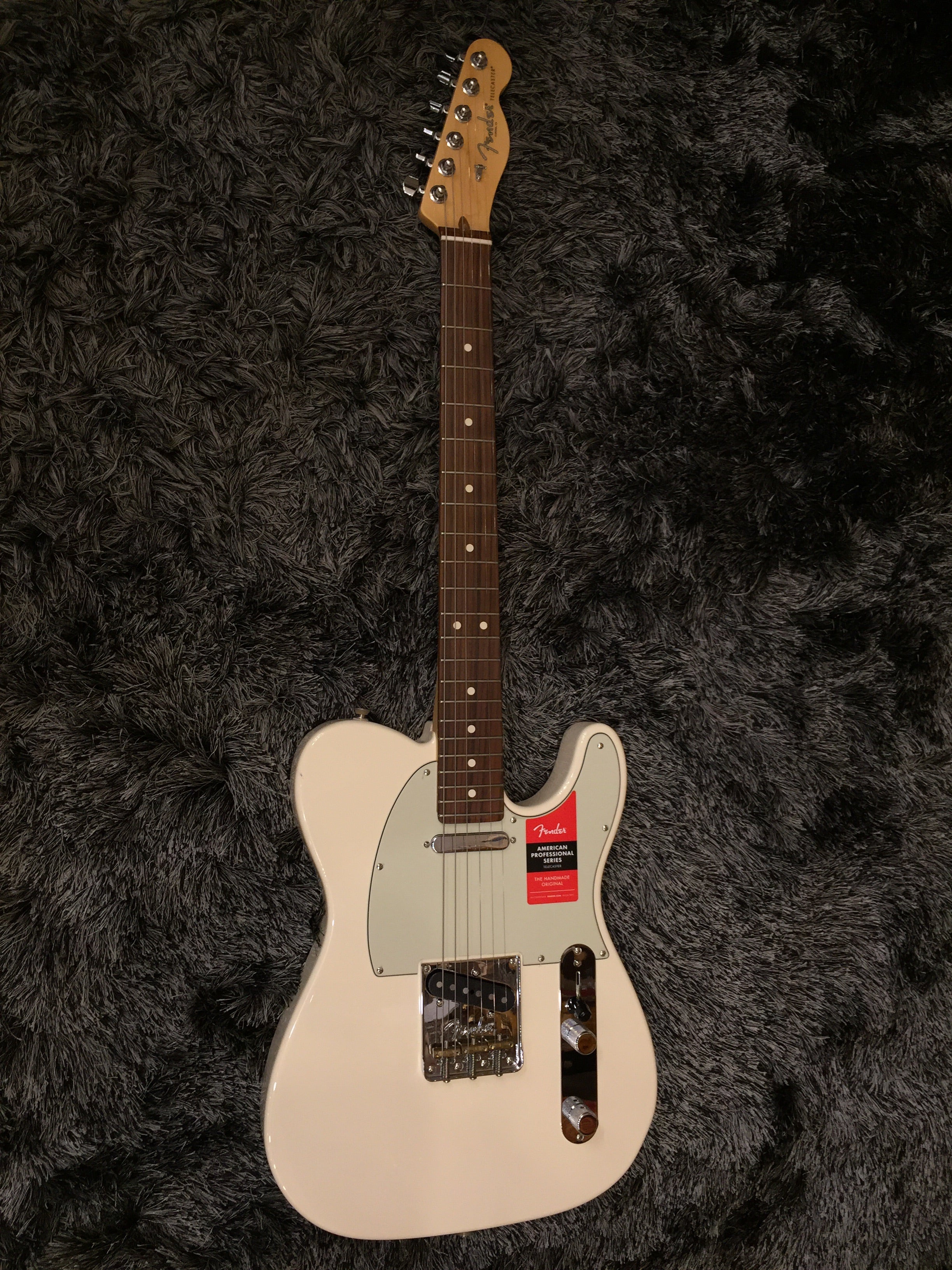 Fender American Professional Telecaster - Olympic White with Rosewood Fingerboard 2596 - HIENDGUITAR fender GUITAR