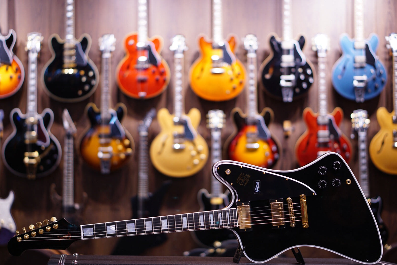 Gibson Custom firebird ebony - HIENDGUITAR GIBSON GUITAR