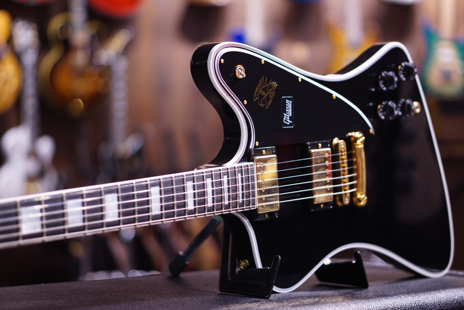 Gibson Custom firebird ebony - HIENDGUITAR GIBSON GUITAR