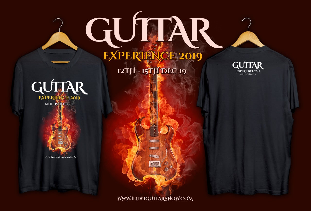 T-Shirt Guitar Experience 2019 FREE w Minimum purchase Rp400,000 COUPON EXPTSHIRT - HIENDGUITAR HIENDGUITAR.COM tshirt