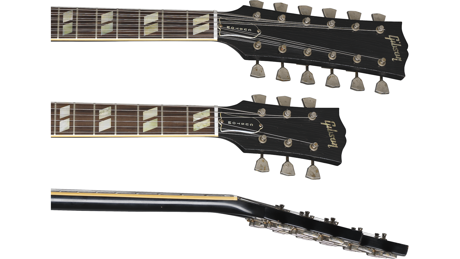 Gibson Slash 1966 EDS-1275 Doubleneck - Signed/Aged Double Your Appetite - HIENDGUITAR   Gibson GUITAR
