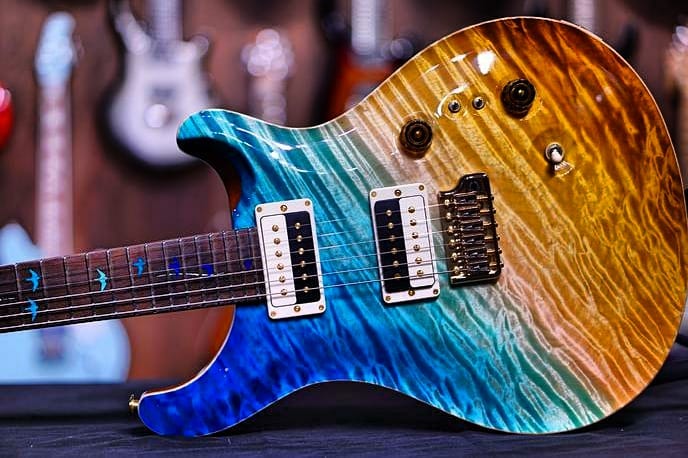 One piece curly maple top...