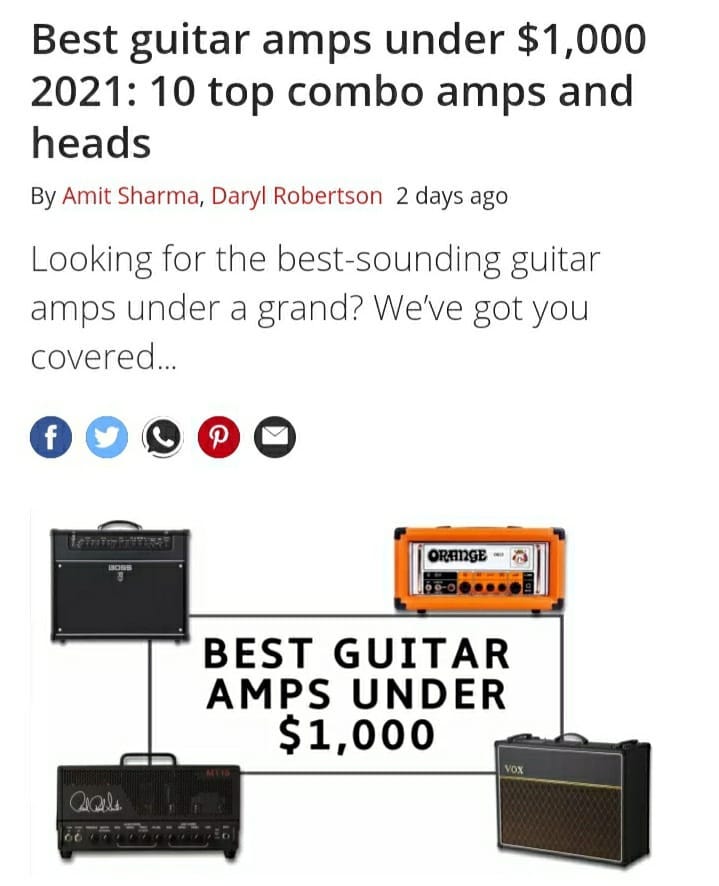 👀👀👀👀<br />
PRS MT15 amp is...