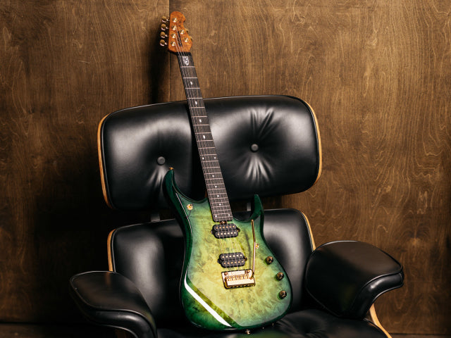 *RESERVED* Ernie Ball Music Man BFR JP15 Toxic Sludge D01448