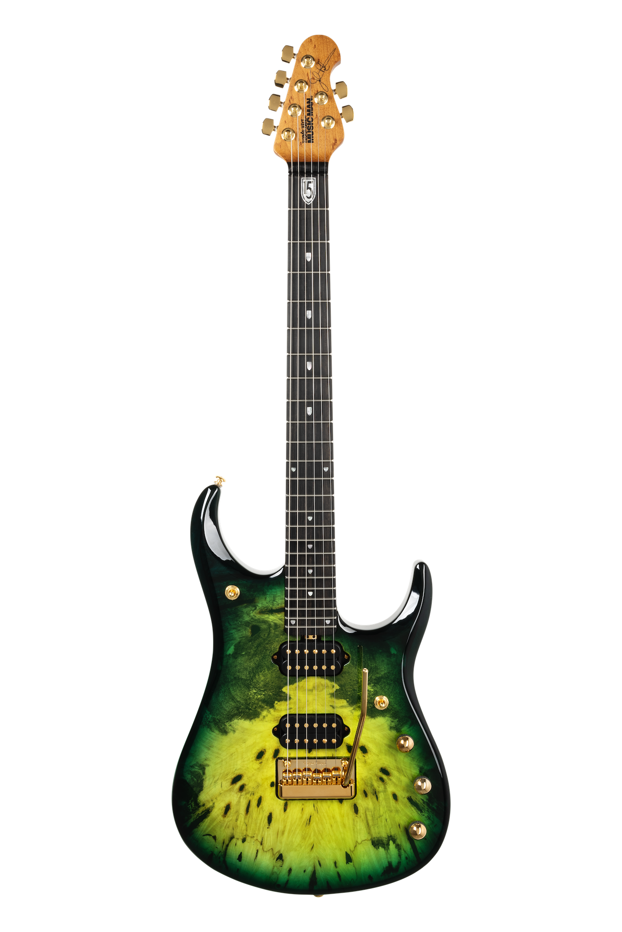 RESERVED* Ernie Ball Music Man BFR JP15 Toxic Sludge D01448