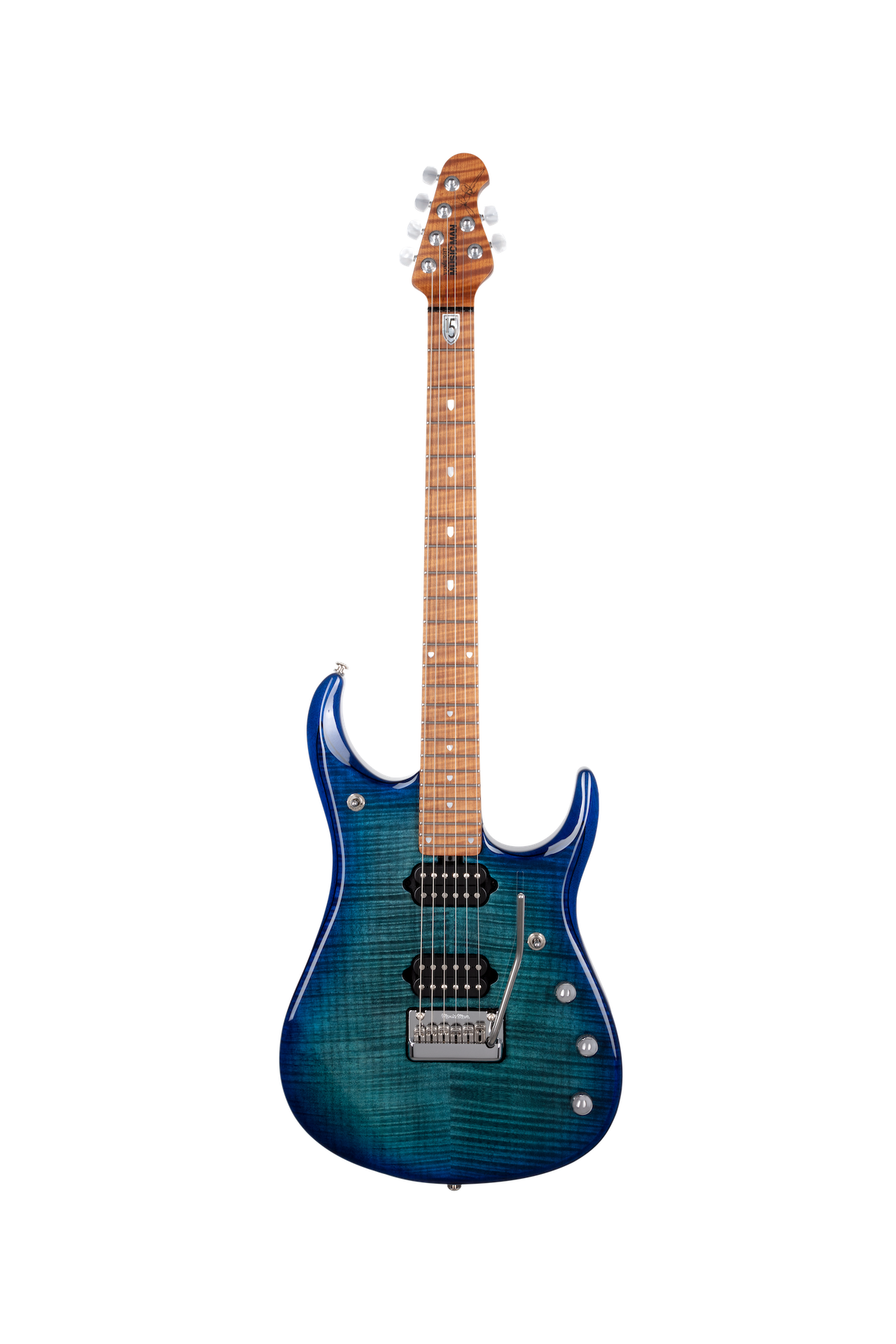 *Upcoming* Ernie Ball Music Man John Petrucci JP15 Electric Guitar - Cerulean Paradise Flame H04475