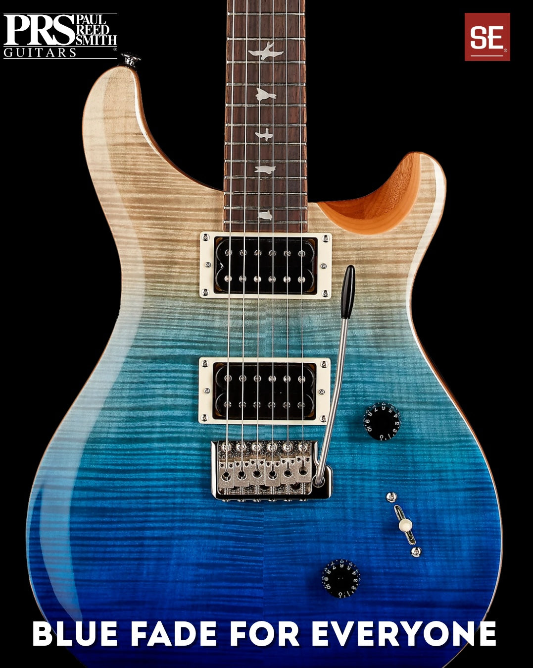 PRS SE Custom 24 Blue Fade