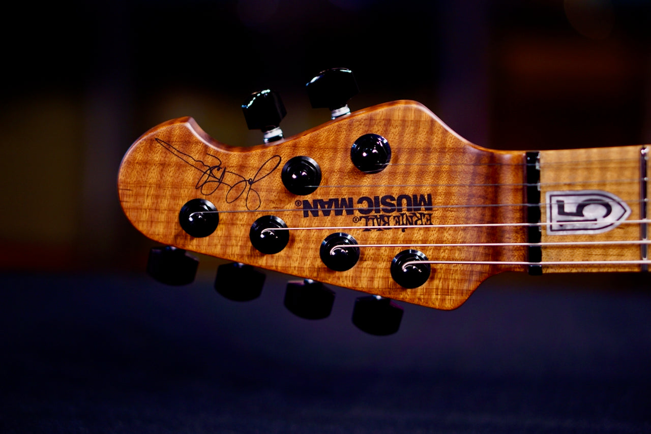 Ernie Ball Music Man JP15 Green Tiger Quilt H09220