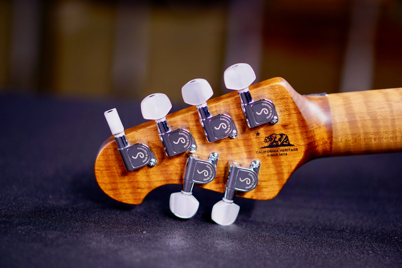 Ernie Ball Music Man Axis Electric Guitar - Olallieberry Quilt H09793